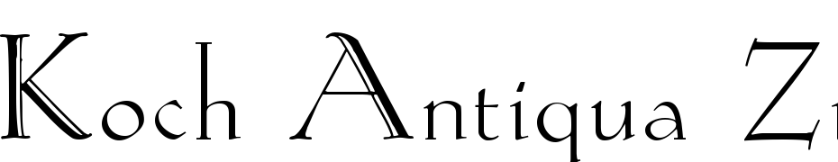 Koch Antiqua Zier cкачати шрифт безкоштовно